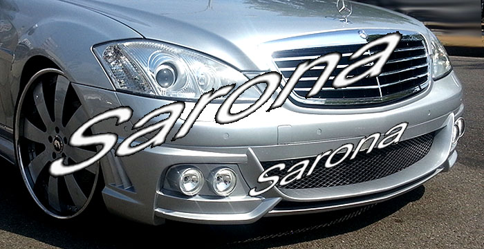 Custom Mercedes S Class Front Bumper  Sedan (2007 - 2012) - $890.00 (Part #MB-033-FB)